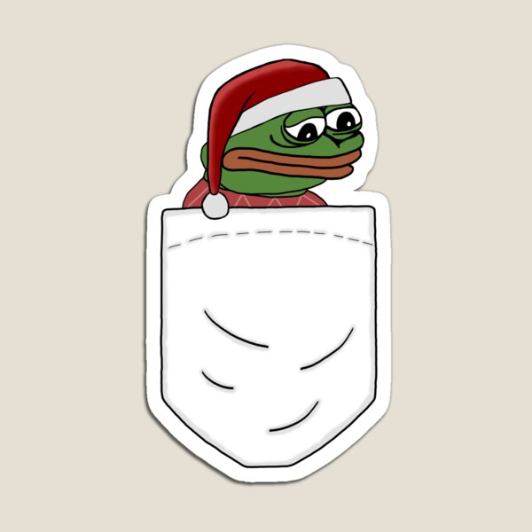 Item preview, Christmas Sadge Twitch Emote in a Pocket designed and sold by DanshiStore.