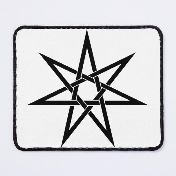 Seven Pointed Star Mouse Pad