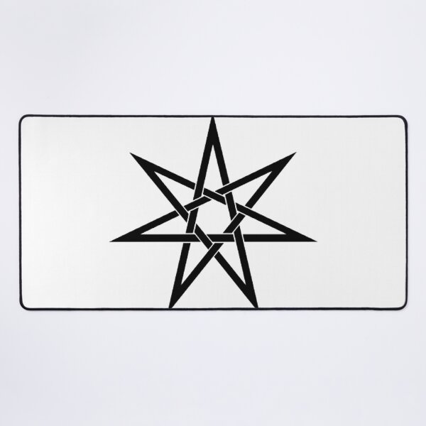 Seven Pointed Star Desk Mat