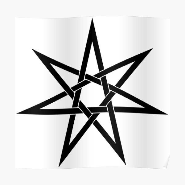 Seven Pointed Star Poster