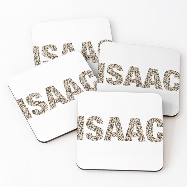 Item preview, Isaac name leopard pattern my name is Isaac gift birthday holiday anniversary Essential Inspiration Joy Mood Funny designed and sold by DesignByHeartUK.