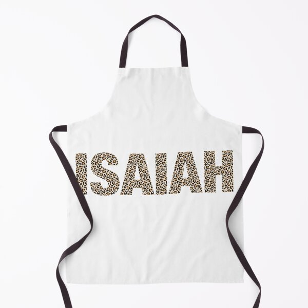 Item preview, Isaiah name leopard pattern my name is Isaiah gift birthday holiday anniversary Essential Inspiration Joy Mood Funny designed and sold by DesignByHeartUK.