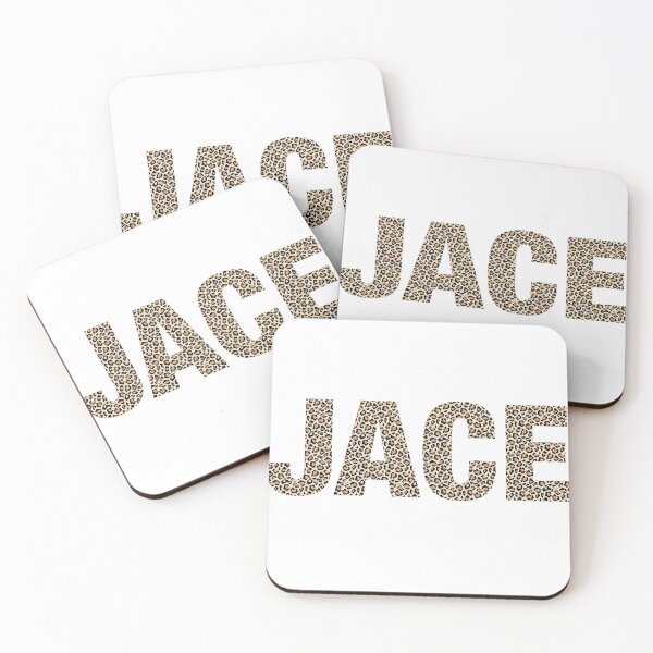 Item preview, Jace name leopard pattern my name is Jace gift birthday holiday anniversary Essential Inspiration Joy Mood Funny designed and sold by DesignByHeartUK.