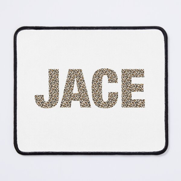 Item preview, Jace name leopard pattern my name is Jace gift birthday holiday anniversary Essential Inspiration Joy Mood Funny designed and sold by DesignByHeartUK.