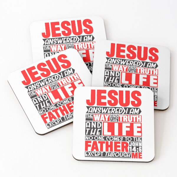 Item preview, John 14:6 Way Truth Life designed and sold by plushism.
