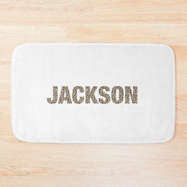 Item preview, Jackson name leopard pattern my name is Jackson gift birthday holiday anniversary Essential Inspiration Joy Mood Funny designed and sold by DesignByHeartUK.