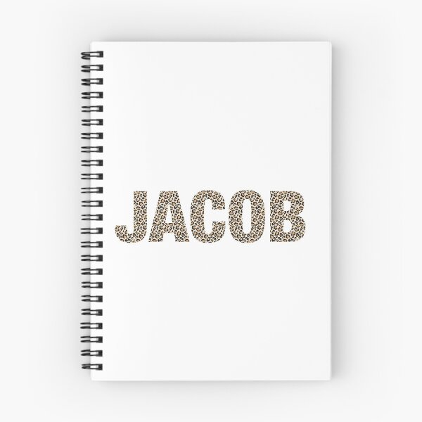 Item preview, Jacob name leopard pattern my name is Jacob gift birthday holiday anniversary Essential Inspiration Joy Mood Funny designed and sold by DesignByHeartUK.