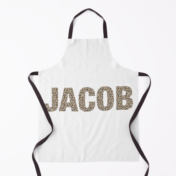 Item preview, Jacob name leopard pattern my name is Jacob gift birthday holiday anniversary Essential Inspiration Joy Mood Funny designed and sold by DesignByHeartUK.