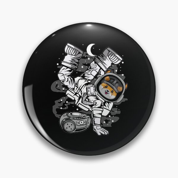 Item preview, Hiphop Astronaut Floki Inu Coin To The Moon Floki Army Crypto Token Blockchain Cryptocurrency Wallet designed and sold by JaxonBrown.