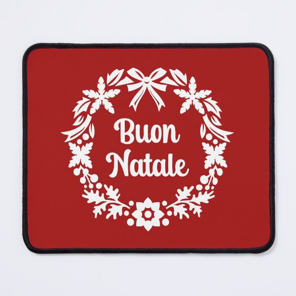 Item preview, Buon Natale Italian Saying In Christmas Wreath designed and sold by Bad Kitty Designz.