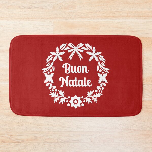 Item preview, Buon Natale Italian Saying In Christmas Wreath designed and sold by Bad Kitty Designz.