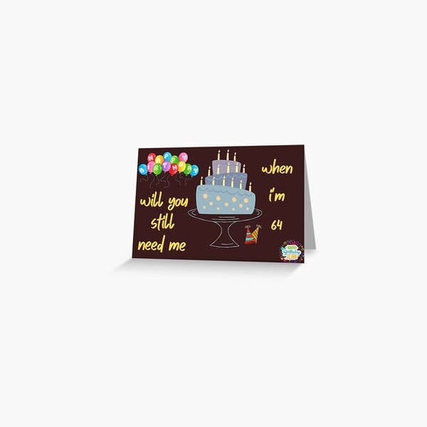 Happy Birthday Wishes Greeting Cards Redbubble