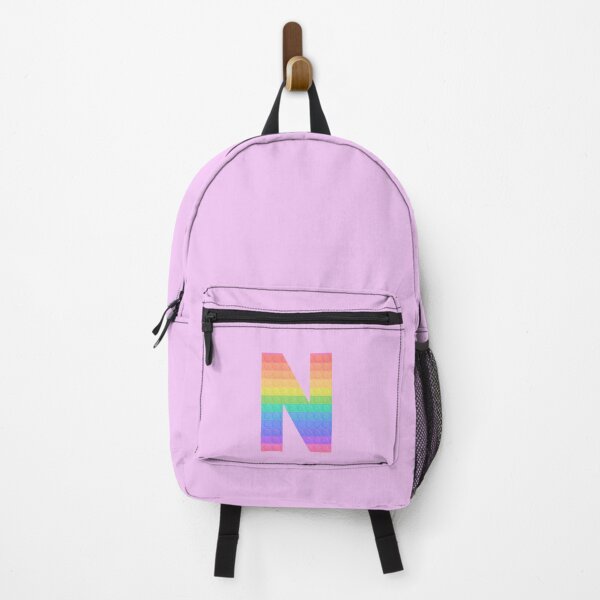 Item preview, Sensory Toy Style Rainbow Stripe - Capital Letter N - Initial N designed and sold by TheFlyingPug.