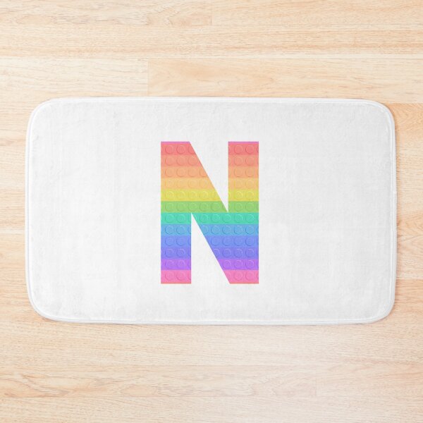 Item preview, Sensory Toy Style Rainbow Stripe - Capital Letter N - Initial N designed and sold by TheFlyingPug.