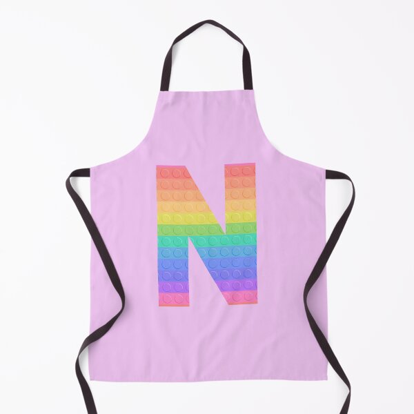 Item preview, Sensory Toy Style Rainbow Stripe - Capital Letter N - Initial N designed and sold by TheFlyingPug.