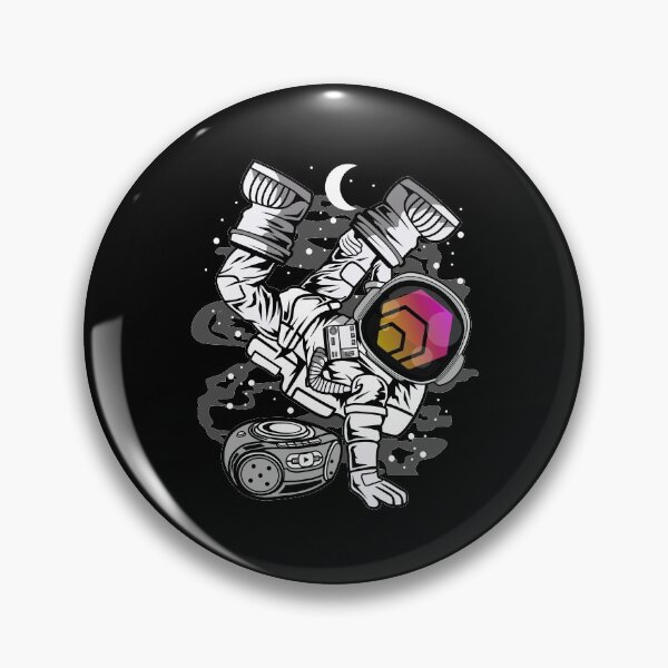 Item preview, Hiphop Astronaut HEX Coin To The Moon HEX Crypto Token Blockchain Cryptocurrency Wallet designed and sold by JaxonBrown.