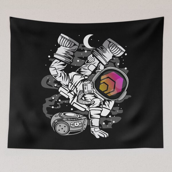 Item preview, Hiphop Astronaut HEX Coin To The Moon HEX Crypto Token Blockchain Cryptocurrency Wallet designed and sold by JaxonBrown.