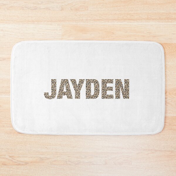 Item preview, Jayden name leopard pattern my name is Jayden gift birthday holiday anniversary Essential Inspiration Joy Mood Funny designed and sold by DesignByHeartUK.