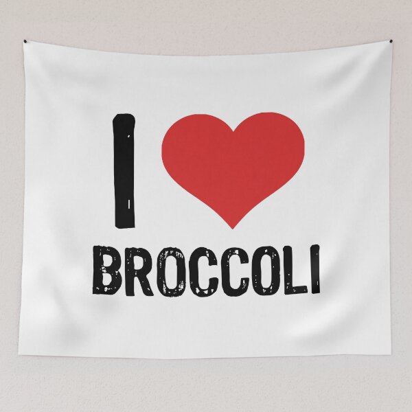 Item preview, I Love Broccoli designed and sold by The "I Love Everything" Shop.