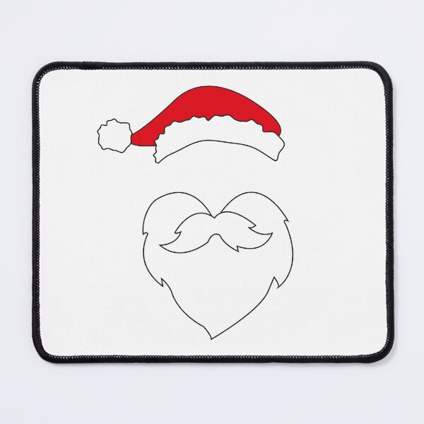 Item preview, Santa Claus hat and beard, christmas greetings designed and sold by Tanysl.