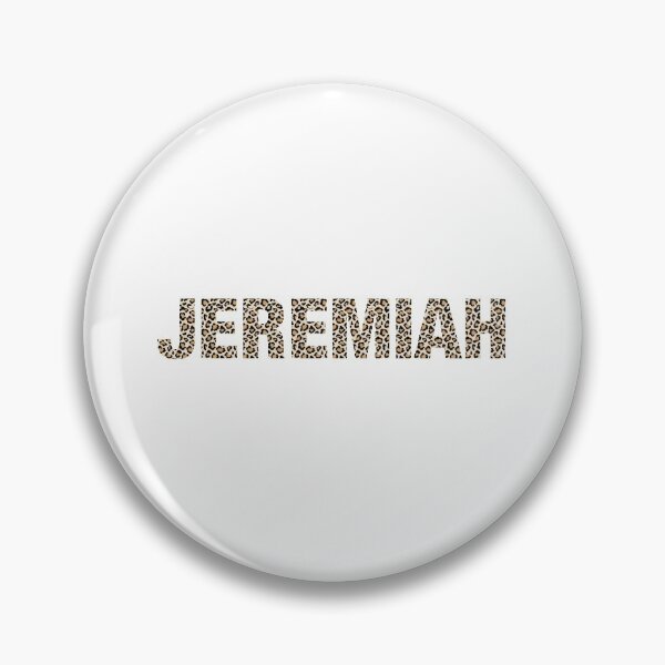 Item preview, Jeremiah name leopard pattern my name is Jeremiah gift birthday holiday anniversary Essential Inspiration Joy Mood Funny designed and sold by DesignByHeartUK.