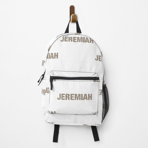 Item preview, Jeremiah name leopard pattern my name is Jeremiah gift birthday holiday anniversary Essential Inspiration Joy Mood Funny designed and sold by DesignByHeartUK.