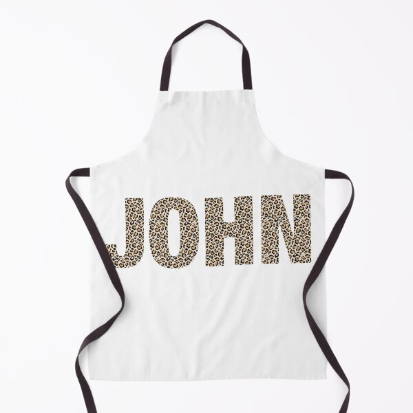 Item preview, John name leopard pattern my name is John gift birthday holiday anniversary Essential Inspiration Joy Mood Funny designed and sold by DesignByHeartUK.