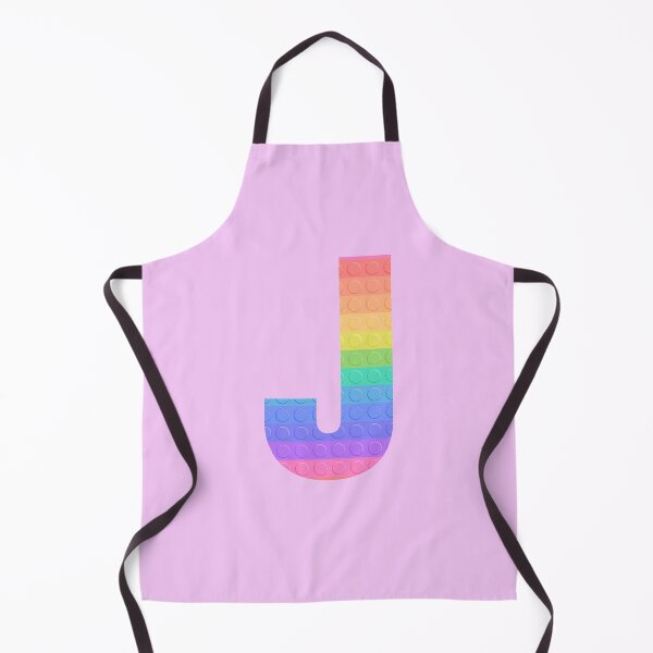 Item preview, Sensory Toy Style Rainbow Stripe - Capital Letter J - Initial J designed and sold by TheFlyingPug.