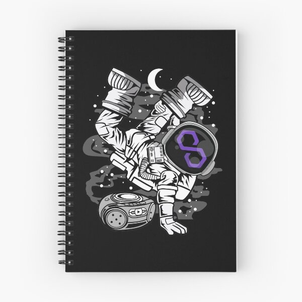 Item preview, Hiphop Astronaut Polygon Matic Coin To The Moon Crypto Token Blockchain Cryptocurrency Wallet designed and sold by JaxonBrown.