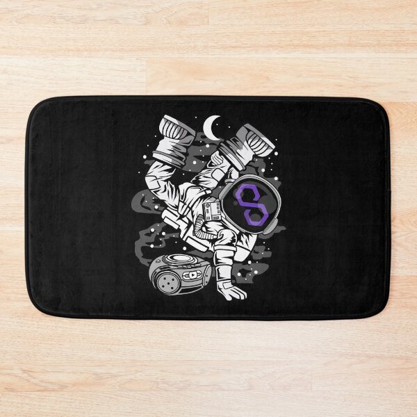 Item preview, Hiphop Astronaut Polygon Matic Coin To The Moon Crypto Token Blockchain Cryptocurrency Wallet designed and sold by JaxonBrown.