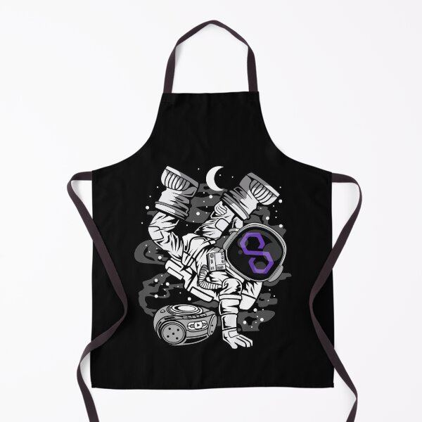 Item preview, Hiphop Astronaut Polygon Matic Coin To The Moon Crypto Token Blockchain Cryptocurrency Wallet designed and sold by JaxonBrown.
