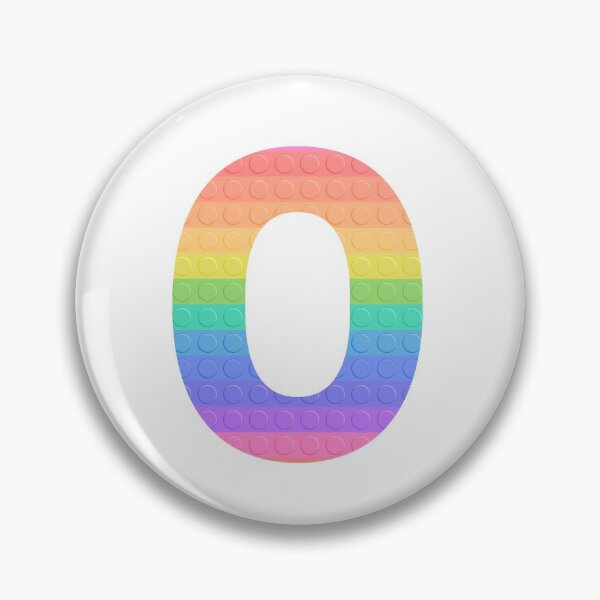 Item preview, Sensory Toy Style Rainbow Stripe - Capital Letter O - Initial O designed and sold by TheFlyingPug.