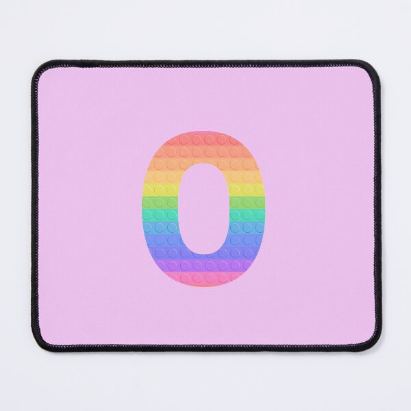 Item preview, Sensory Toy Style Rainbow Stripe - Capital Letter O - Initial O designed and sold by TheFlyingPug.