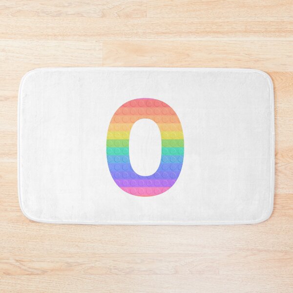 Item preview, Sensory Toy Style Rainbow Stripe - Capital Letter O - Initial O designed and sold by TheFlyingPug.
