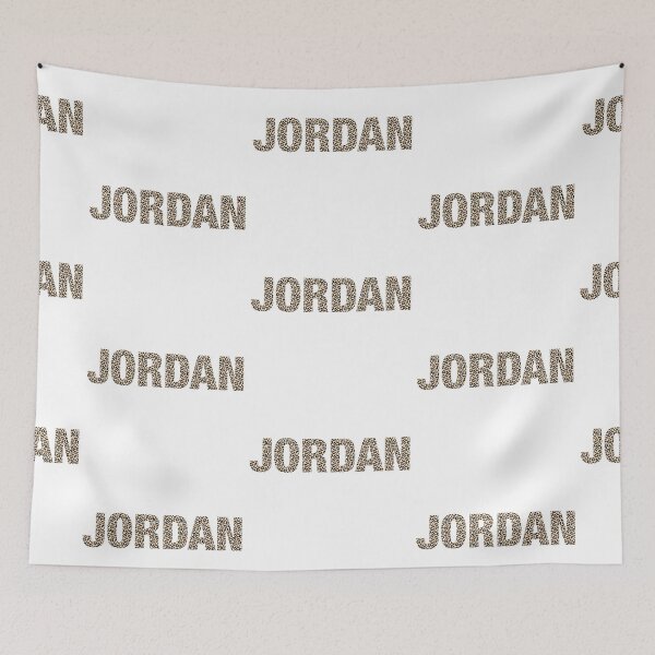 Item preview, Jordan name leopard pattern my name is Jordan gift birthday holiday anniversary Essential Inspiration Joy Mood Funny designed and sold by DesignByHeartUK.