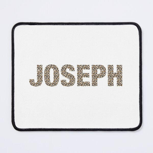 Item preview, Joseph name leopard pattern my name is Joseph gift birthday holiday anniversary Essential Inspiration Joy Mood Funny designed and sold by DesignByHeartUK.