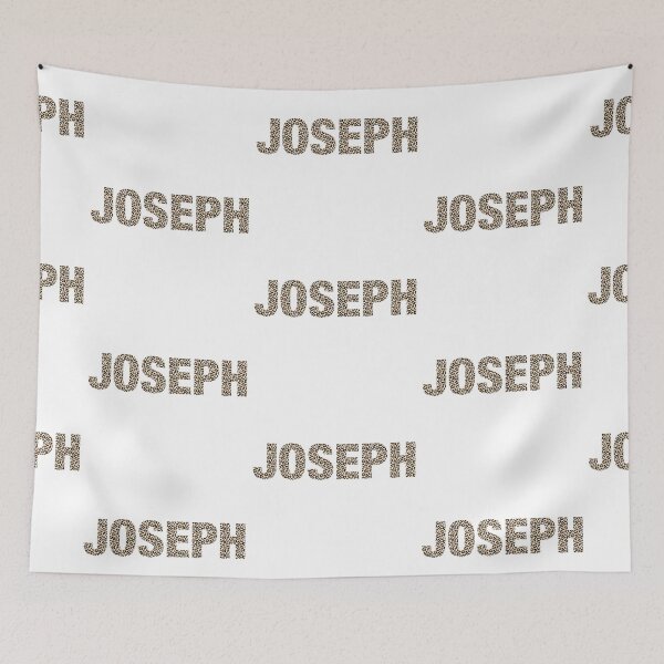 Item preview, Joseph name leopard pattern my name is Joseph gift birthday holiday anniversary Essential Inspiration Joy Mood Funny designed and sold by DesignByHeartUK.