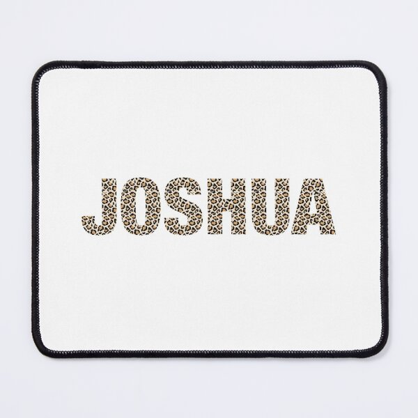 Item preview, Joshua name leopard pattern my name is Joshua gift birthday holiday anniversary Essential Inspiration Joy Mood Funny designed and sold by DesignByHeartUK.