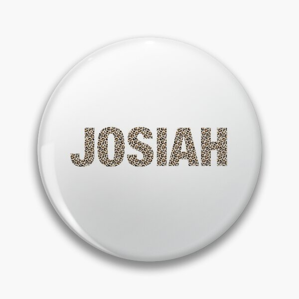 Item preview, Josiah name leopard pattern my name is Josiah gift birthday holiday anniversary Essential Inspiration Joy Mood Funny designed and sold by DesignByHeartUK.