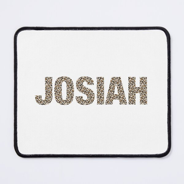 Item preview, Josiah name leopard pattern my name is Josiah gift birthday holiday anniversary Essential Inspiration Joy Mood Funny designed and sold by DesignByHeartUK.