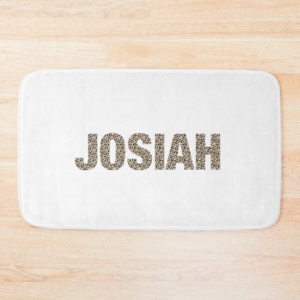 Item preview, Josiah name leopard pattern my name is Josiah gift birthday holiday anniversary Essential Inspiration Joy Mood Funny designed and sold by DesignByHeartUK.