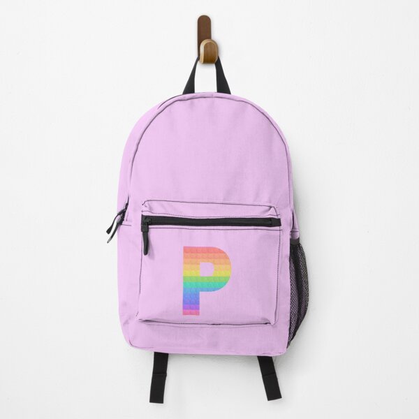 Item preview, Sensory Toy Style Rainbow Stripe - Capital Letter P - Initial P designed and sold by TheFlyingPug.