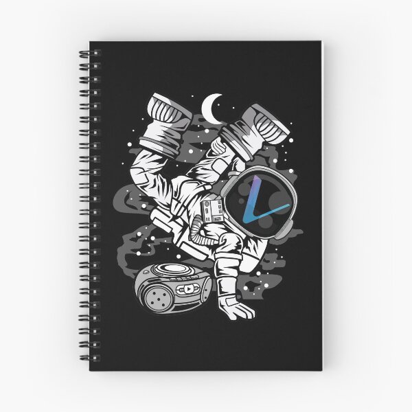 Item preview, Hiphop Astronaut Vechain VET Coin To The Moon Crypto Token Blockchain Cryptocurrency Wallet designed and sold by JaxonBrown.