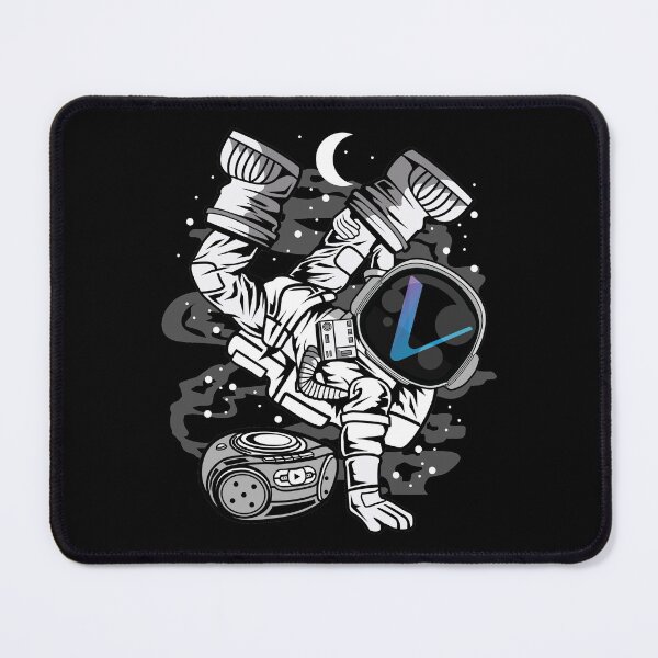 Item preview, Hiphop Astronaut Vechain VET Coin To The Moon Crypto Token Blockchain Cryptocurrency Wallet designed and sold by JaxonBrown.