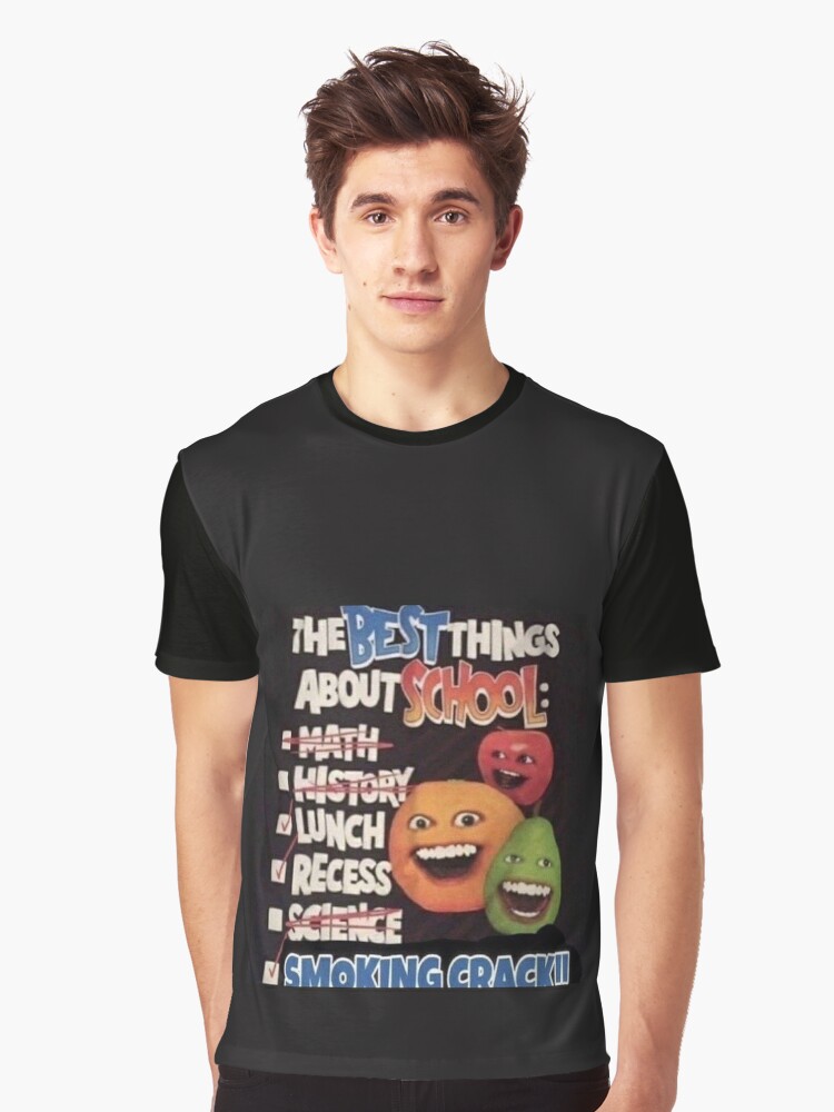 Annoying Orange Best Things School" T-shirt for Sale by LilGaryV | Redbubble | crack graphic t-shirts - annoying graphic t-shirts - school graphic t-shirts