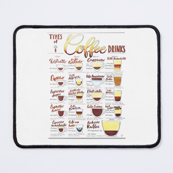 Item preview, Types of coffee drinks designed and sold by Telse.