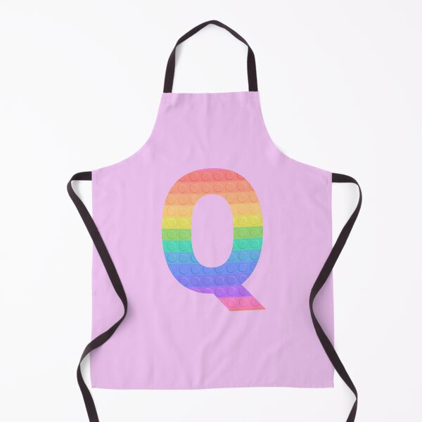 Item preview, Sensory Toy Style Rainbow Stripe - Capital Letter Q - Initial Q designed and sold by TheFlyingPug.