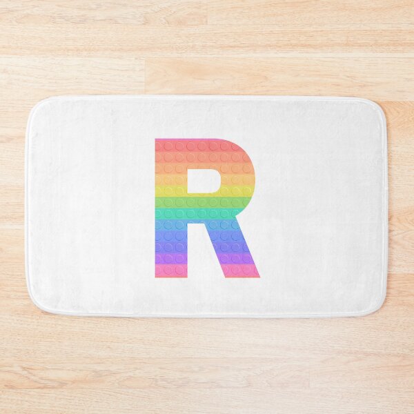 Item preview, Sensory Toy Style Rainbow Stripe - Capital Letter R - Initial R designed and sold by TheFlyingPug.
