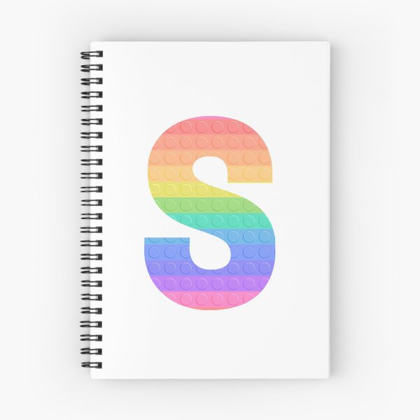 Item preview, Sensory Toy Style Rainbow Stripe - Capital Letter S - Initial S designed and sold by TheFlyingPug.