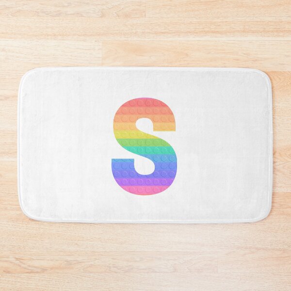 Item preview, Sensory Toy Style Rainbow Stripe - Capital Letter S - Initial S designed and sold by TheFlyingPug.